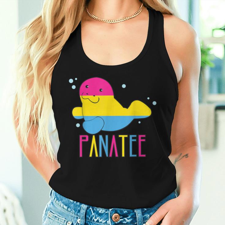 Pana Pansexual Mana Lgbt Pride Rainbow Flag Sea Animal Women Tank Top Gifts for Her