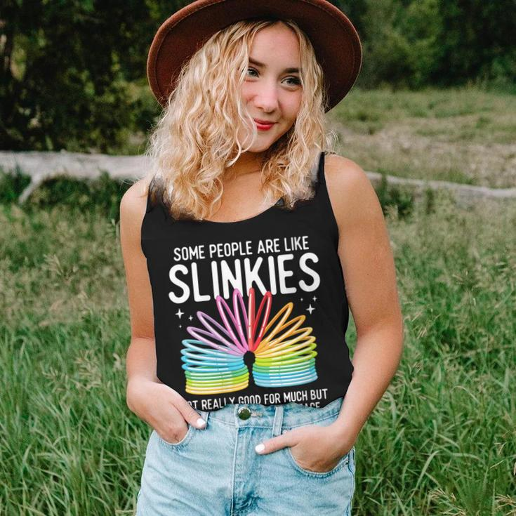 Some People Are Like Slinkies Sarcastic Or Cool Person Women Tank Top Gifts for Her
