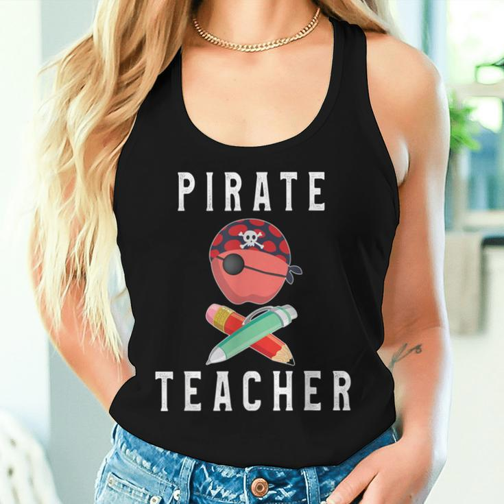 Pi Rate Pirate Teacher For Teachers & Women Women Tank Top Gifts for Her