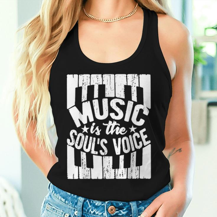 Pianist Piano Player For Soul Music Dad Mom Women Tank Top Gifts for Her