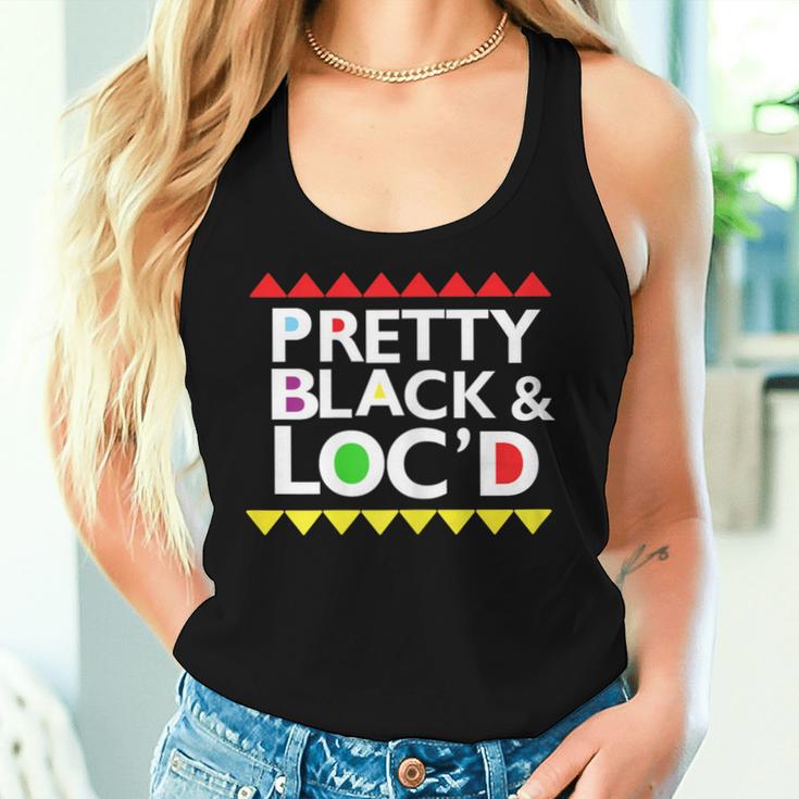 Pretty Black Locs For Loc'd Up Dreadlocks Girl Melanin Women Tank Top Gifts for Her