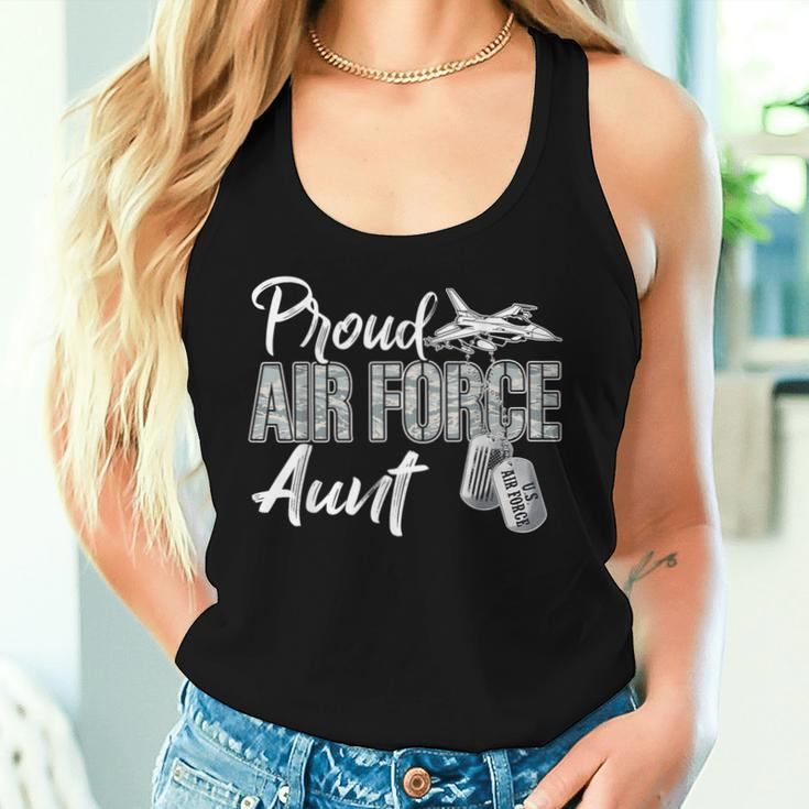 Proud Air Force Aunt Air Force Graduation Usaf Aunt Women Tank Top Gifts for Her