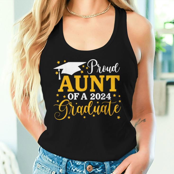 Proud Aunt Of A 2024 Graduate Last Day Of School Family Women Tank Top Gifts for Her