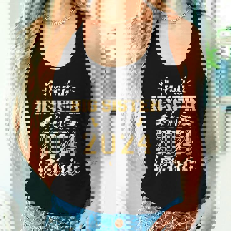 Proud Big Sister Of A Class Of 2024 Graduate For Graduation Women Tank Top Gifts for Her