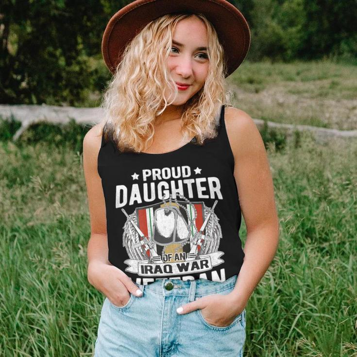 Proud Daughter Of Iraq Veteran Dog Tags Military Child Women Tank Top Gifts for Her