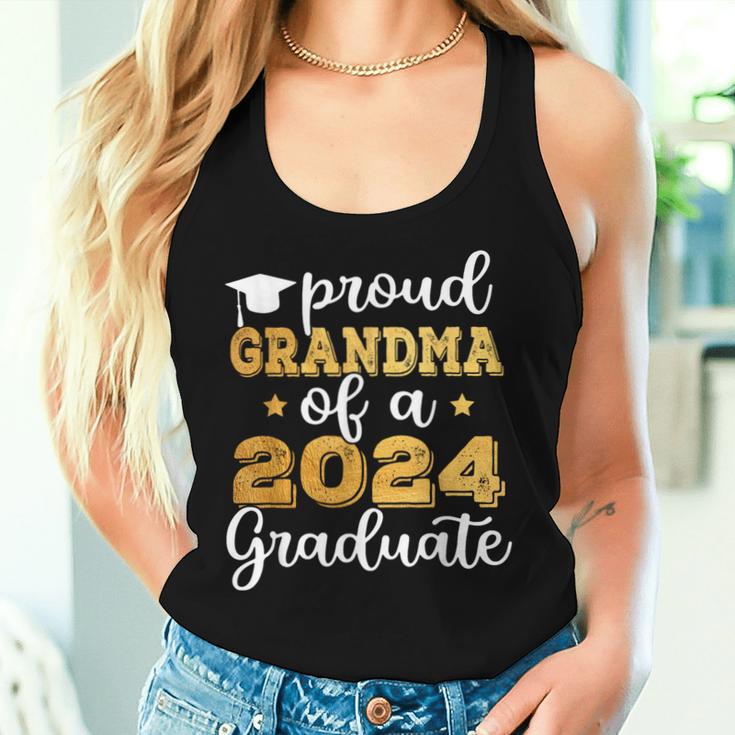 Proud Grandma Of A 2024 Graduate Class Of 2024 Graduation Women Tank Top Gifts for Her