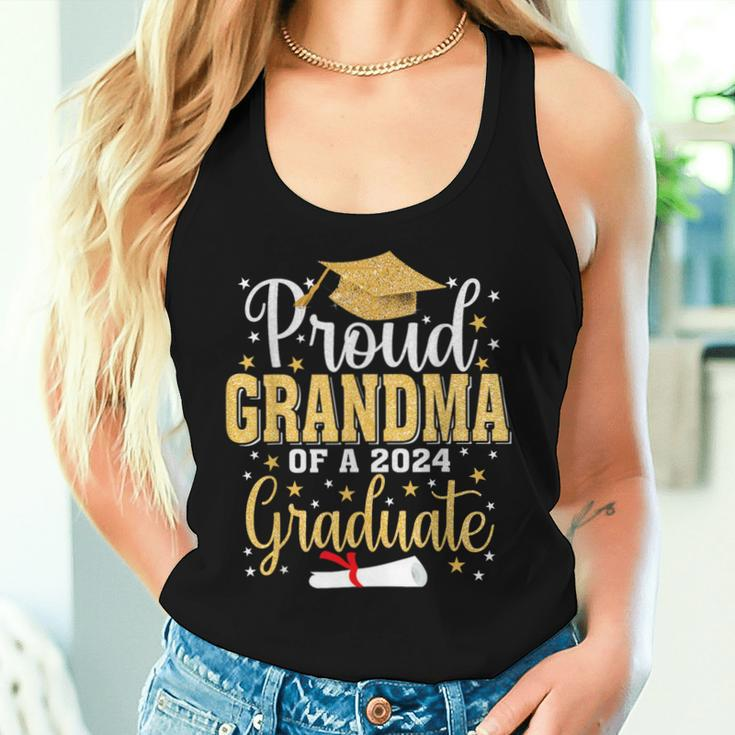 Proud Grandma Of A 2024 Graduate For Family Graduation Women Tank Top Gifts for Her