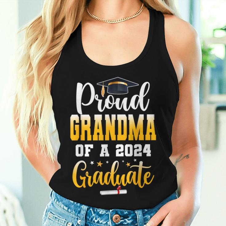 Proud Grandma Of A Class Of 2024 Graduate Senior Grandma Women Tank Top Gifts for Her