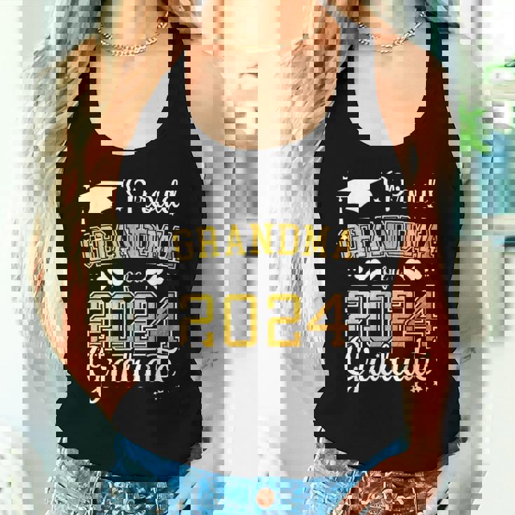 Proud Grandma Of A Class Of 2024 Graduate 2024 Senior 2024 Women Tank Top Gifts for Her