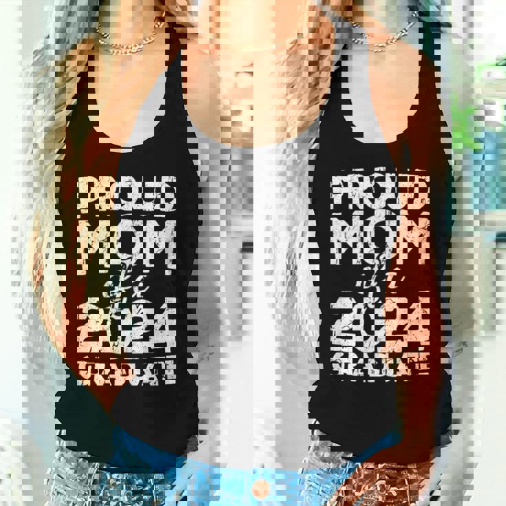 Proud Mom Of A 2024 Graduate Senior Class Graduation Women Tank Top Gifts for Her