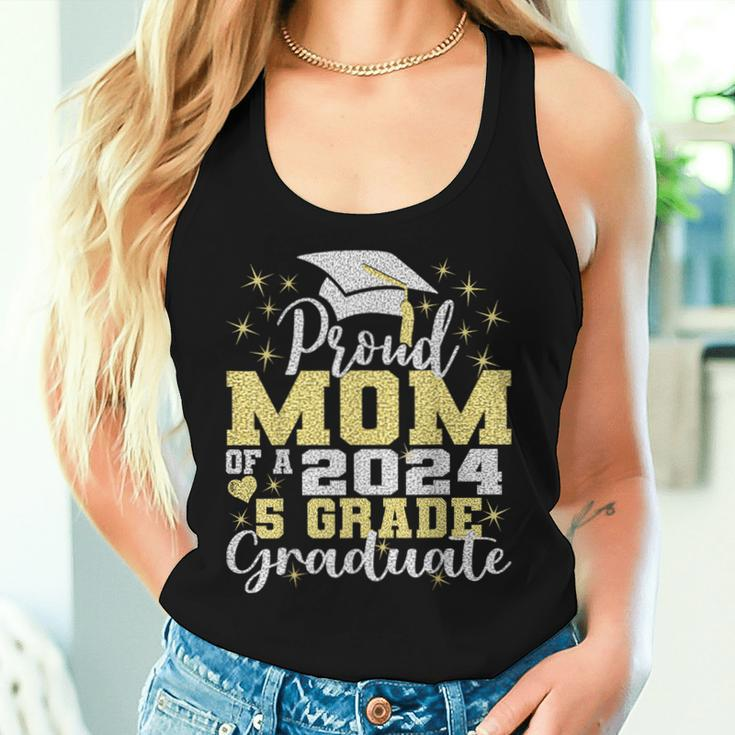 Proud Mom Of 5Th Grade Graduate 2024 Elementary Graduation Women Tank Top Gifts for Her
