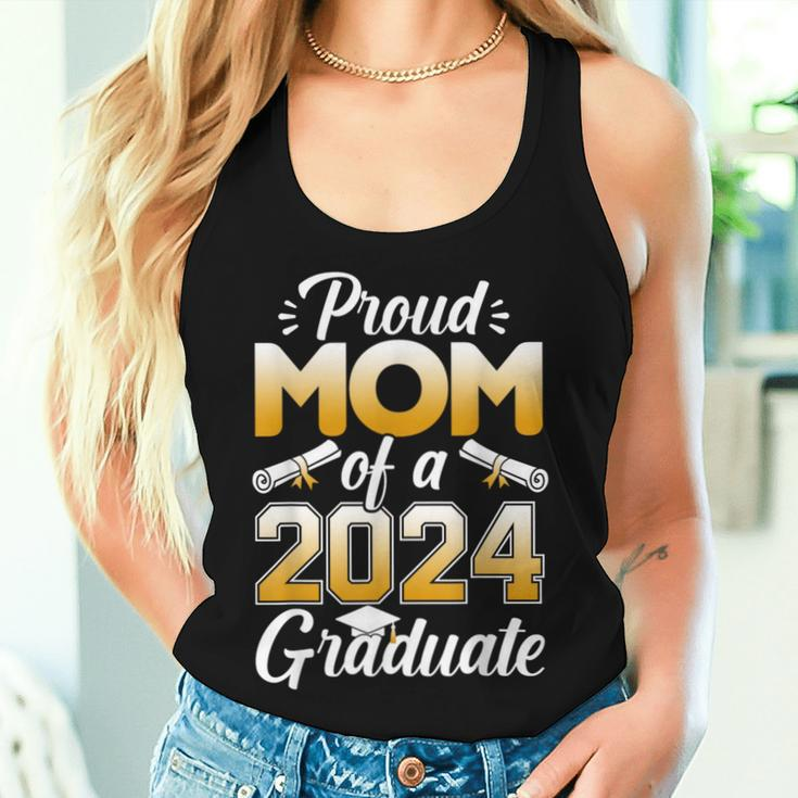 Proud Mom Of A Class 2024 Graduate Family College Senior Women Tank Top Gifts for Her
