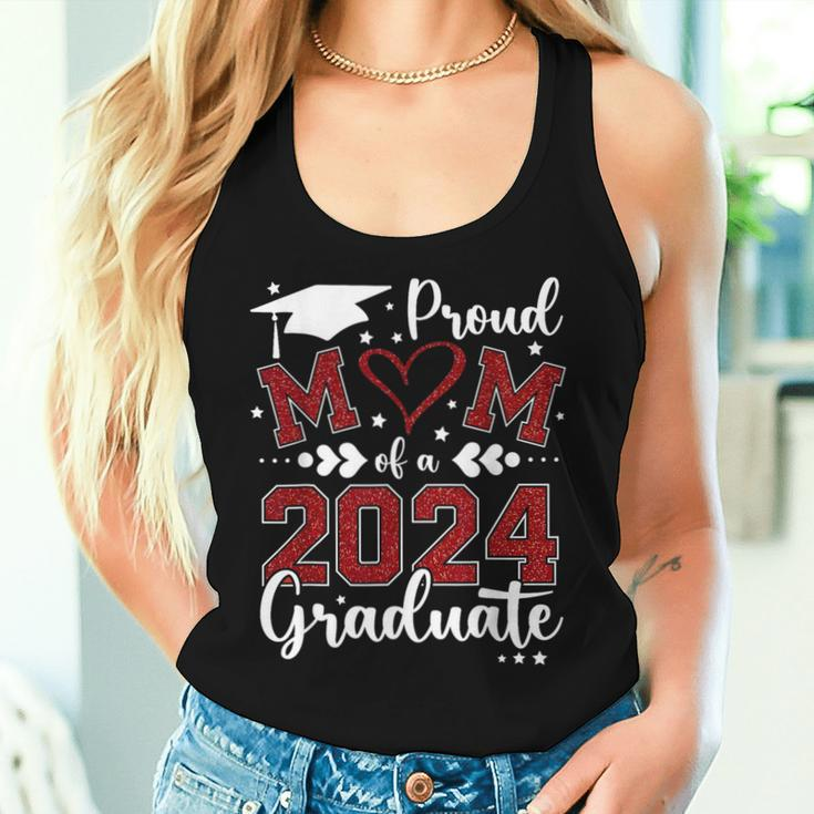 Proud Mom Of A Class Of 2024 Graduate 2024 Senior Mom 2024 Women Tank Top Gifts for Her