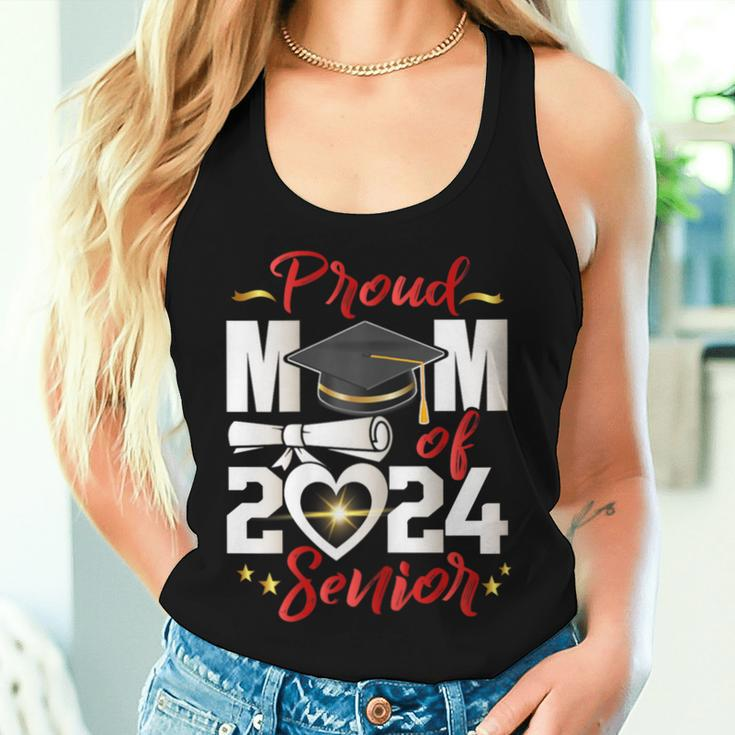 Proud Mom Of A Senior 2024 Graduate 24 Mommy Graduation Women Tank Top Gifts for Her