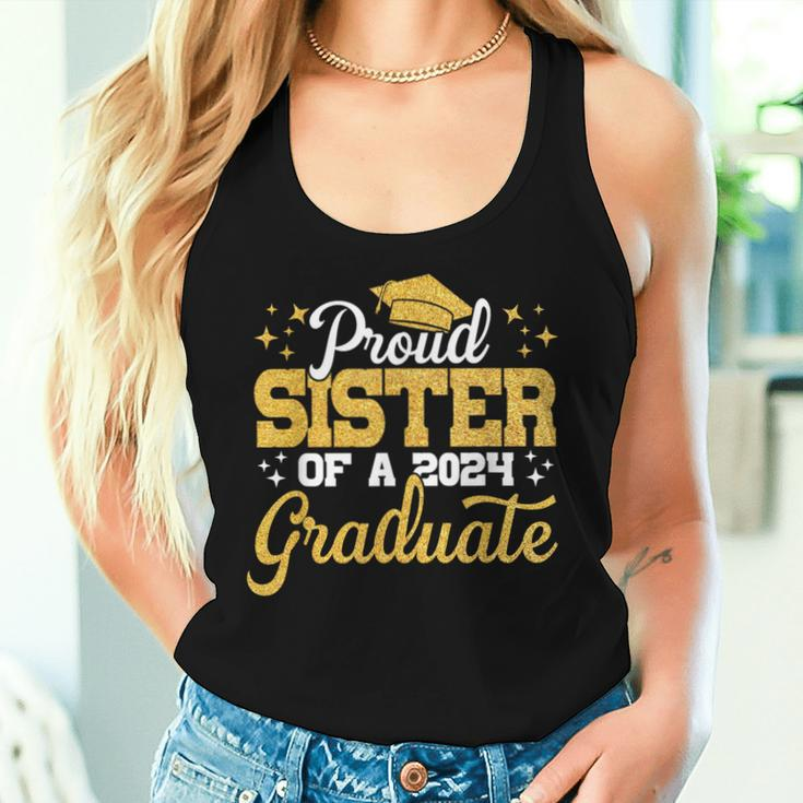Proud Sister Of A Class Of 2024 Graduate Senior Sister 24 Women Tank Top Gifts for Her