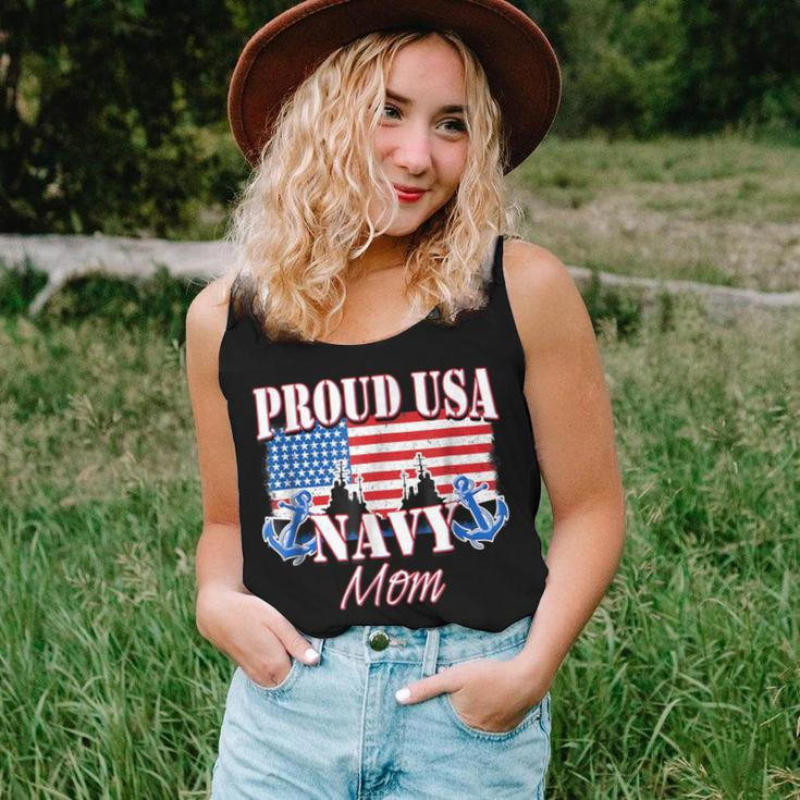 Proud Usa Navy Mom Patriotic Service Women Tank Top Gifts for Her