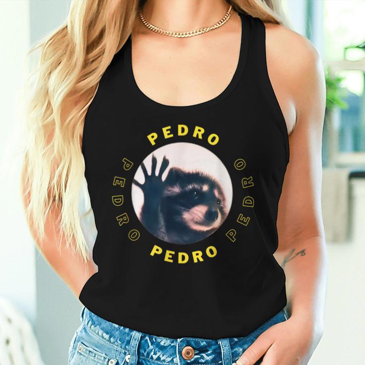 Raccoon Meme Pedro Waschbär Meme Lustig Männer Frauen Kinder Tank Top Frauen Geschenke für Sie