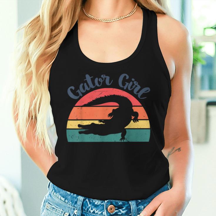 Retro Gator Girl Toddler See You Later Gator Alligator Women Tank Top Gifts for Her