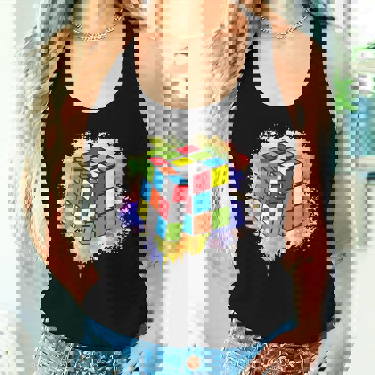 Rubik Rubix Rubics Player Cube Lovers Homme Garçon Enfant Women Tank Top Cadeaux pour elle