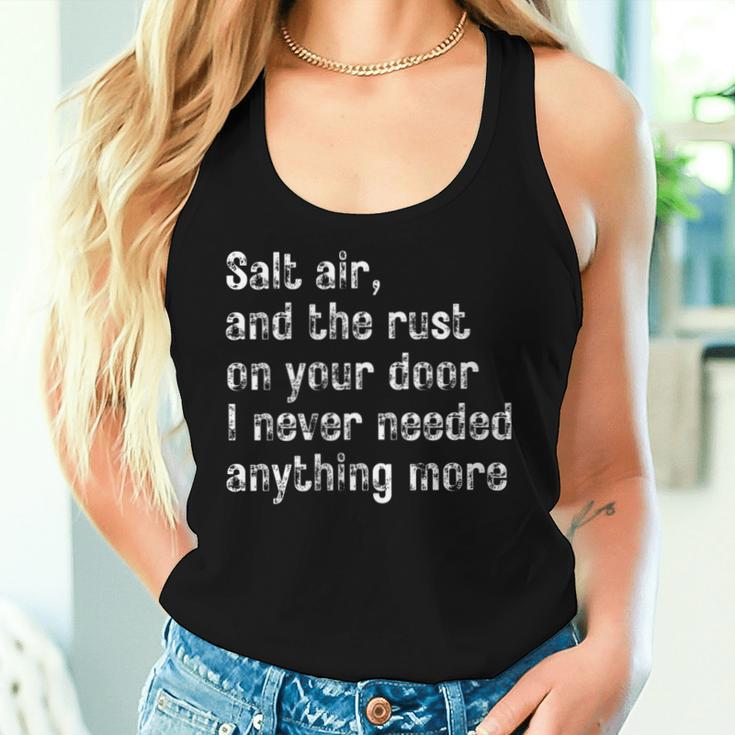 Salt Air Beach House Romance Sun Summer Love Women Tank Top Gifts for Her