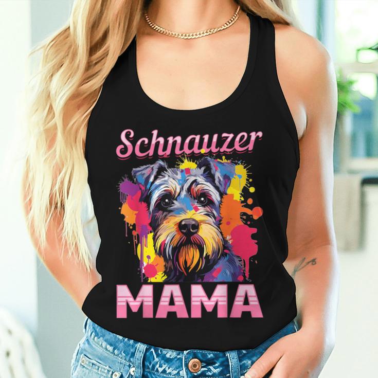 Schnauzer Dog Breed Pet Schnauzer Mama Tank Top Frauen Geschenke für Sie