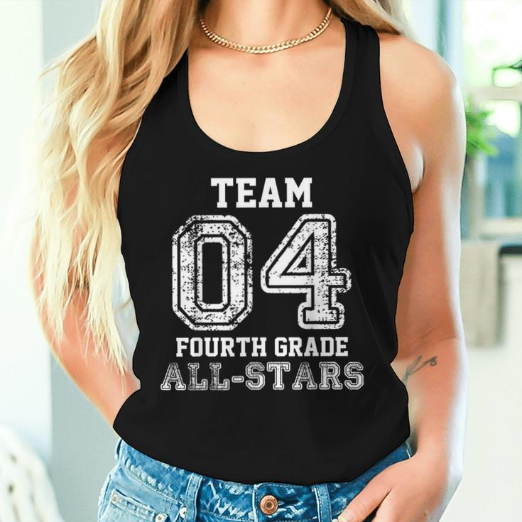 School Team 4Th Grade All-Stars Sports Jersey Women Tank Top Gifts for Her