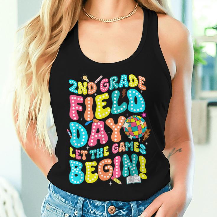 Second Grade Field Day Let The Games Begin Field Trip Women Tank Top Gifts for Her