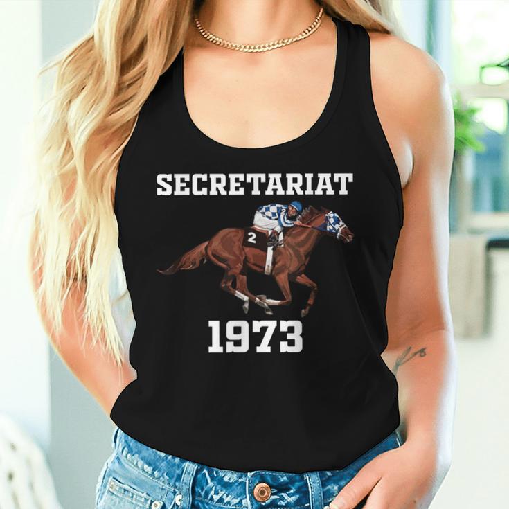 Secretariat 1973 Derby Horse Racing Women Tank Top Gifts for Her