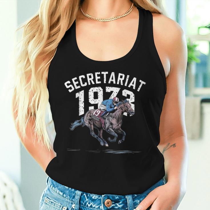 Secretariat 1973 Horse Racing Secretariat Horse 1973 Women Tank Top Gifts for Her