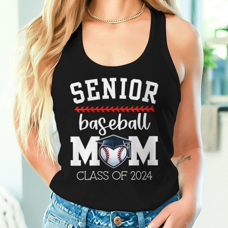 Senior Baseball Mom 2024 Senior Mom Class Of 2024 Baseball Women Tank Top Gifts for Her