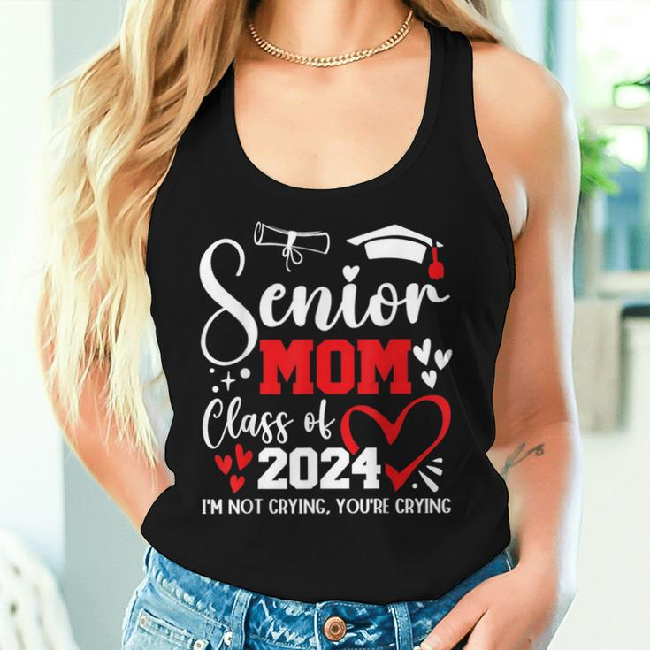 Senior Mom Class Of 2024 I'm Not Crying Graduate School Women Tank Top Gifts for Her