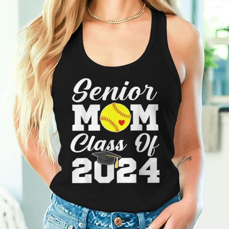 Senior Mom Class Of 2024 Softball Mom Graduation Graduate Women Tank Top Gifts for Her