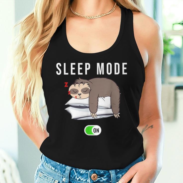 Sleep Mode Sloth Late Sleeper & Sleep Cap Tank Top Frauen Geschenke für Sie