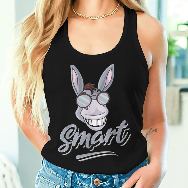 Smart Donkey Zookeeper Animal Lover Farmer Women Tank Top Gifts for Her