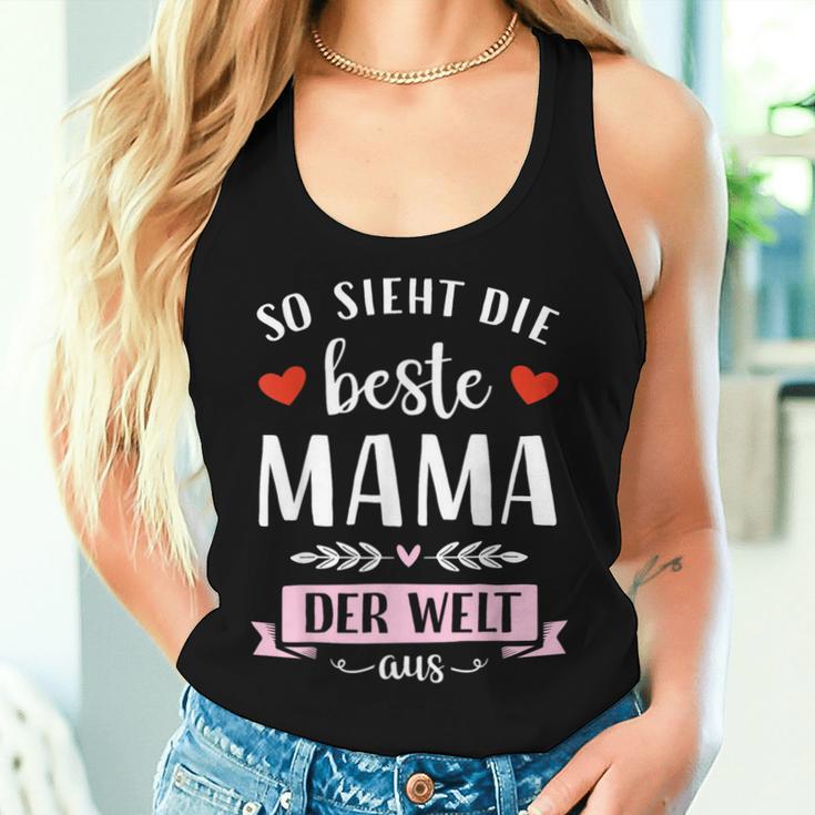 So Sieht Beste Mama Der Welt Aus Zum Muttertag Weihnachten Tank Top Frauen Geschenke für Sie