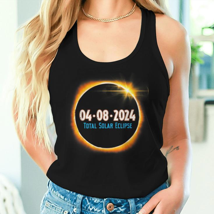 Solar Eclipse 2024 American Totality Astronomy Women Tank Top Gifts for Her