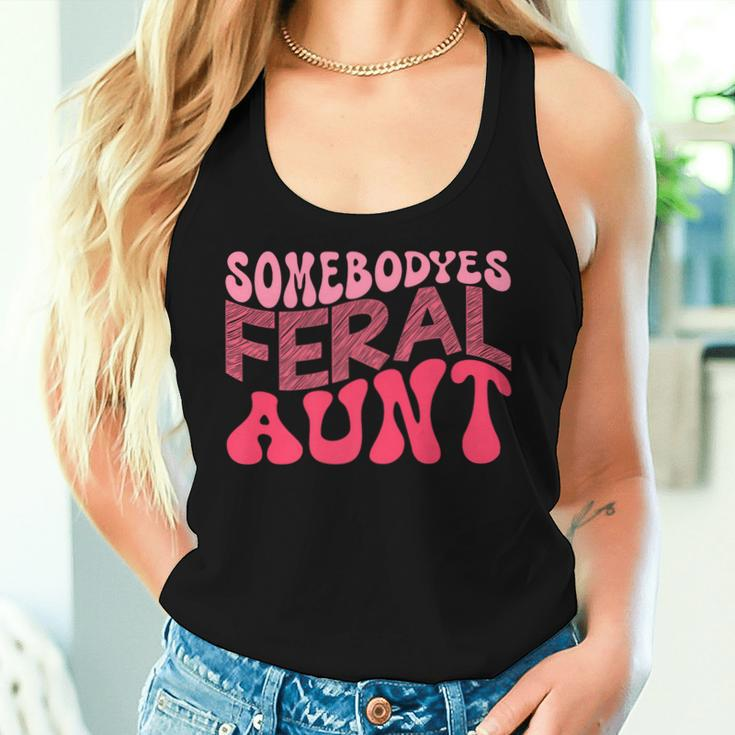 Somebody's Feral Aunt Feral Aunt Women Tank Top Gifts for Her