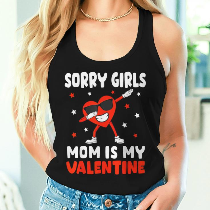 Sorry Girls Mom Is My Valentine Toddler Boy Valentines Son Women Tank Top Gifts for Her
