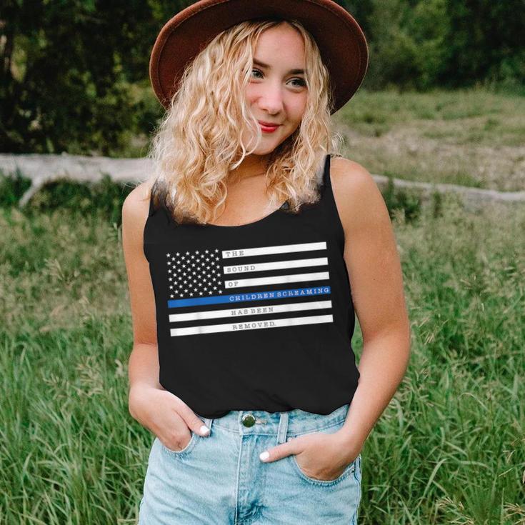 The Sound Of Children Screaming Has Been Removed Us Flag Women Tank Top Gifts for Her