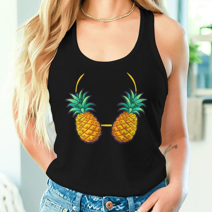 Débardeur Femme Motif Ananas Tropical - Léger, Coupe Classique, Pour Plage, Festival Ou Vacances