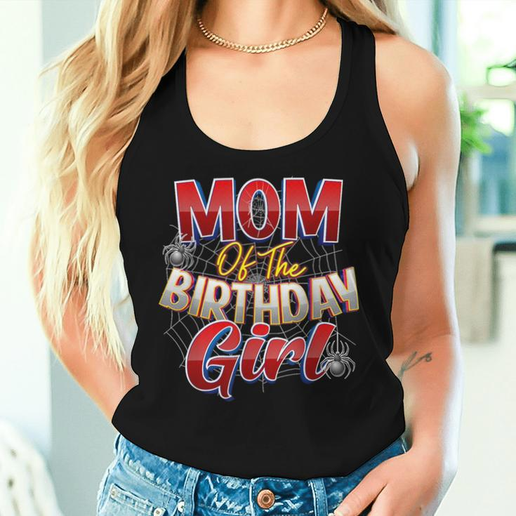 Spider Web Birthday Party Costume Mom Of The Birthday Girl Women Tank Top Gifts for Her