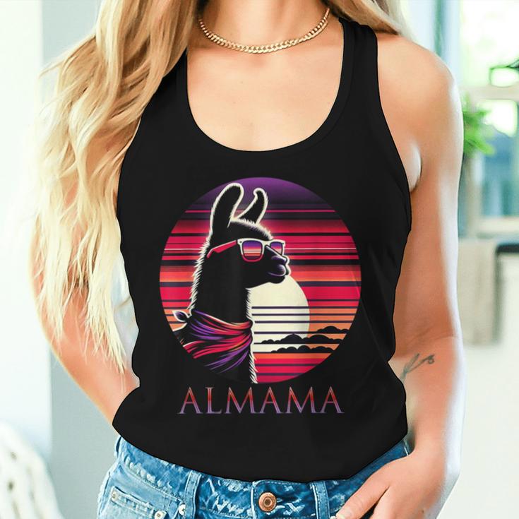 Stolze Alpaka Mama Almama Fan Liebhaberin Mama Frische Mama Tank Top Frauen Geschenke für Sie