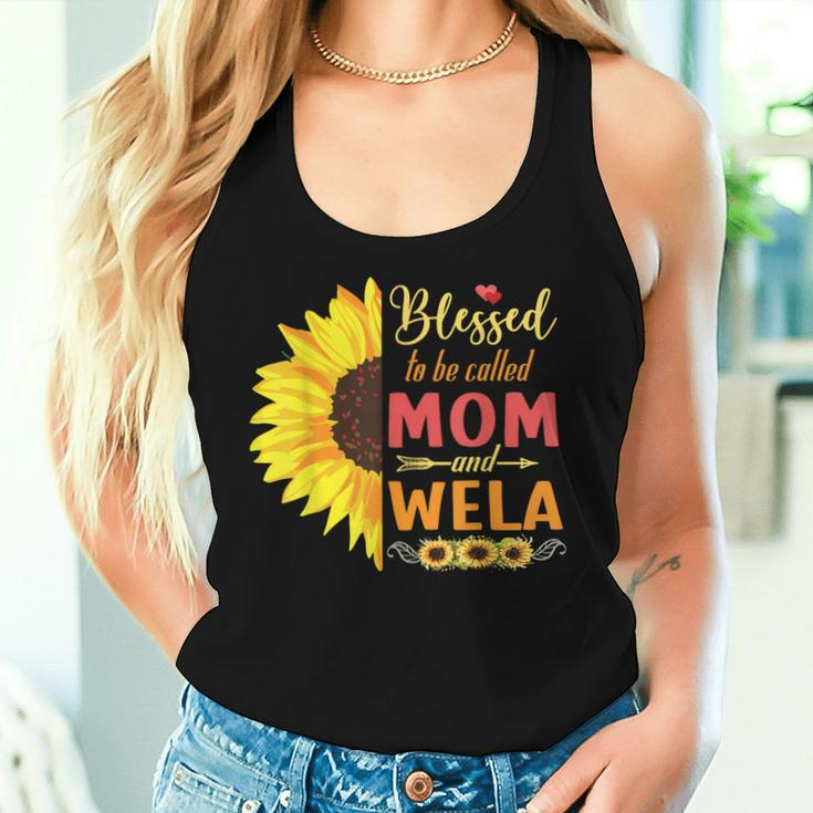 Sunflowers Happy Mothers Blessed To Be Called Mom And Wela Women Tank Top Gifts for Her