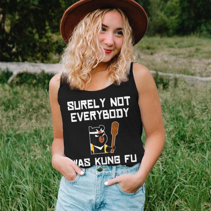 Surely Not Everybody Was Kung Fu Fighting Panda Bear Women Tank Top Gifts for Her