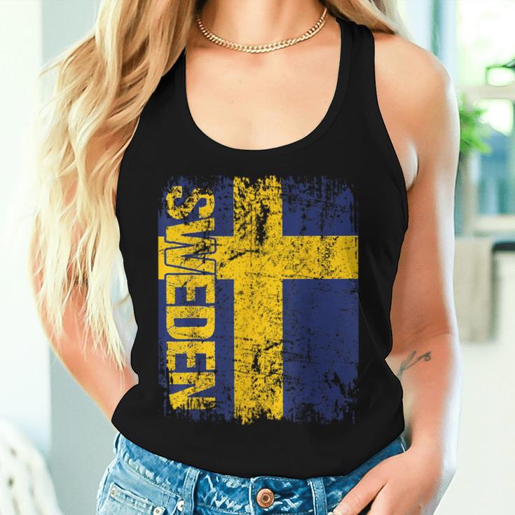 Sweden Flag Women's Children's Sweden Tank Top Frauen Geschenke für Sie