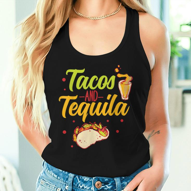 Tacos And Tequila Cinco De Mayo Women Tank Top Gifts for Her