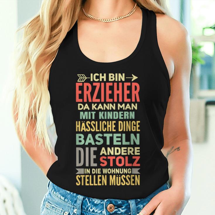 Teacher Teacher Women's Things Craft Teacher Tank Top Frauen Geschenke für Sie