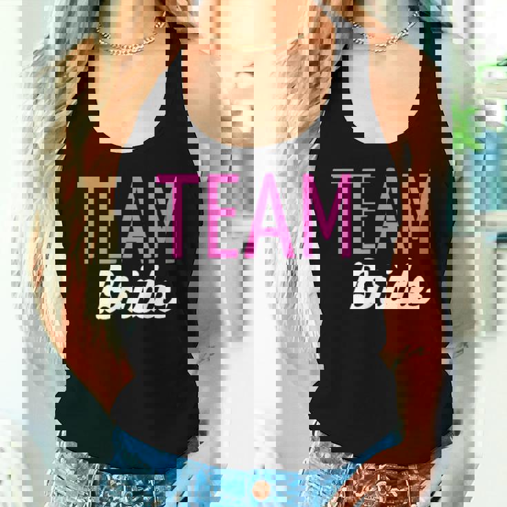 Team Bride Wife Party Girls Wedding Bachelorette Friends Women Tank Top Gifts for Her