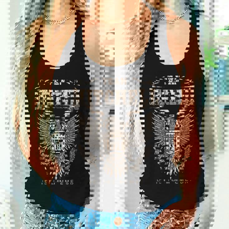 Team Mitchell Family Name Lifetime Member Women Tank Top Gifts for Her