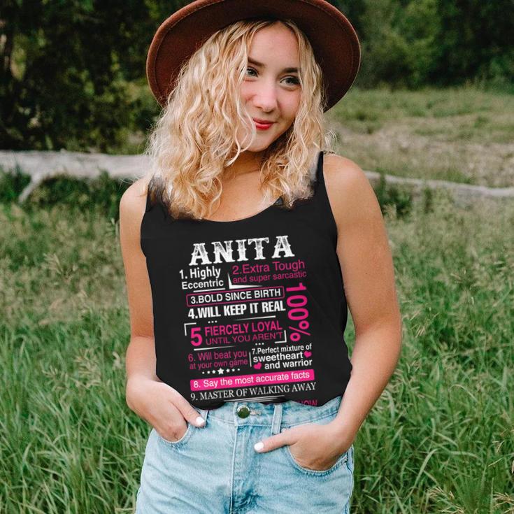 Ten Facts About Name Is Anita First Name Women Tank Top Gifts for Her